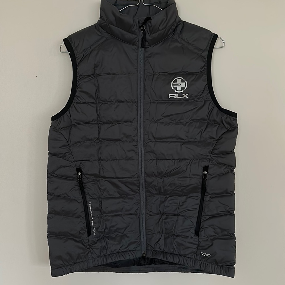 RLX Ralph Lauren Boys Gray Down Vest